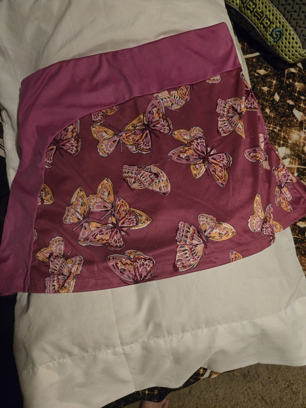 Grand Slam Magenta Butterfly Skort